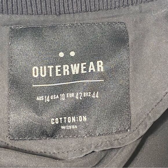 Outerwear Lyocell Lightweight Zipper Front Coat In Charcoal Gray Women's Size 10 - Picture 5 of 15